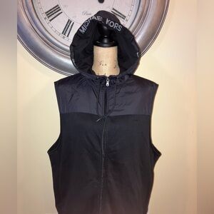 Michael Kors Charcoal Hooded Vest